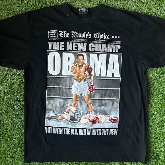 Obama The New Champ Tee - Picture 1 of 2
